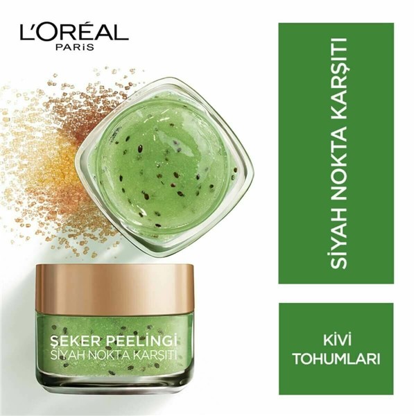 L'Oreal Paris Siyah Nokta Karşıtı Şeker Peeling 50 ml