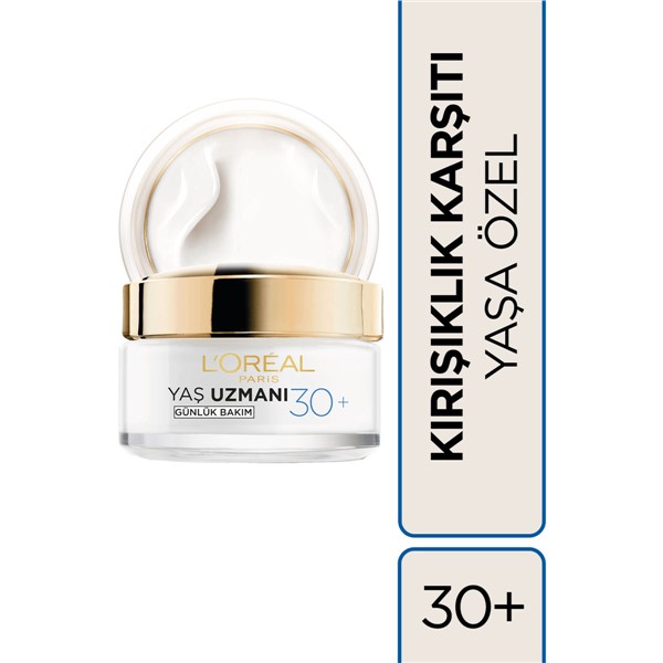 L'Oreal Paris Yaş Uzmanı Kırışıklık Karşıtı Nemlendirici Krem 30+ 50 ml