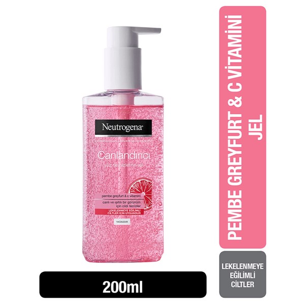 Neutrogena Canlandırıcı Yüz Temizleme Jeli 200 ml
