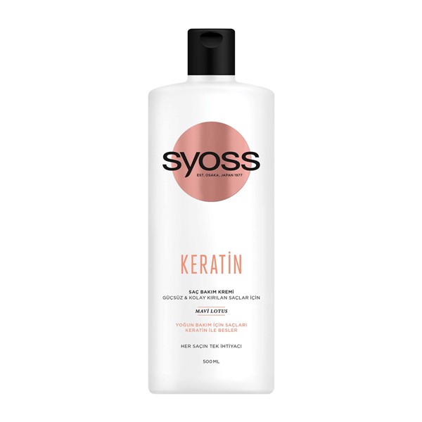 Syoss Keratin Bakım Saç Kremi 500 ml