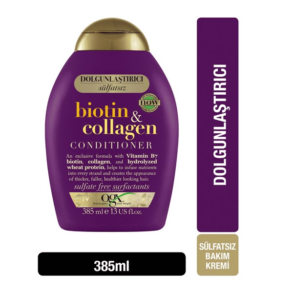 Ogx Dolgunlaştırıcı Biotin ve Kolajen Bakım Kremi 385 ml