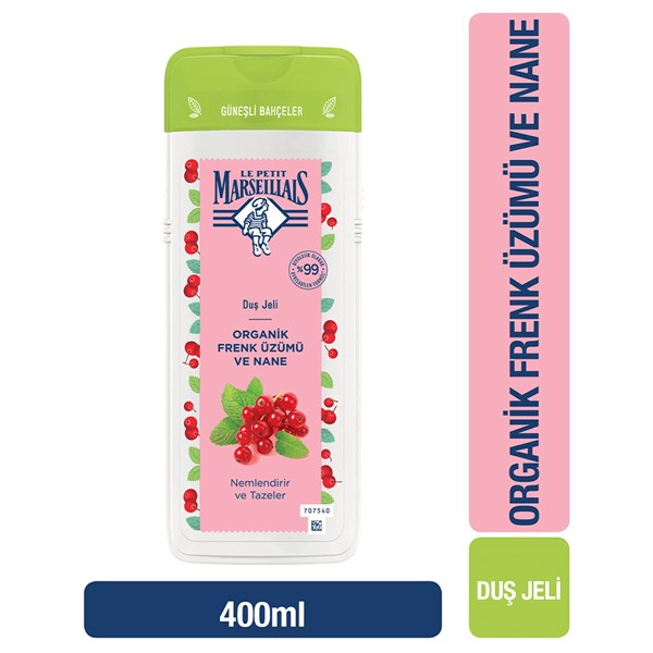 Le Petit Marseillais Organik Frenk Üzümü ve Nane 400 ml